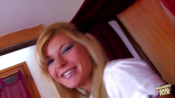 It looked like this sexy blonde skinny ass bitch enjoyed that hard anal fuck fest